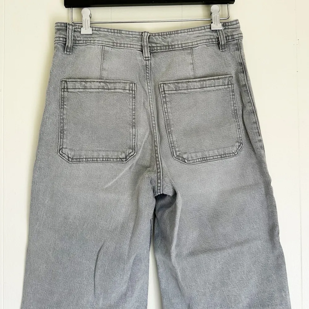 MANGO Catherine High Waist Wide Leg Jeans Altered Size 8 - Image 8