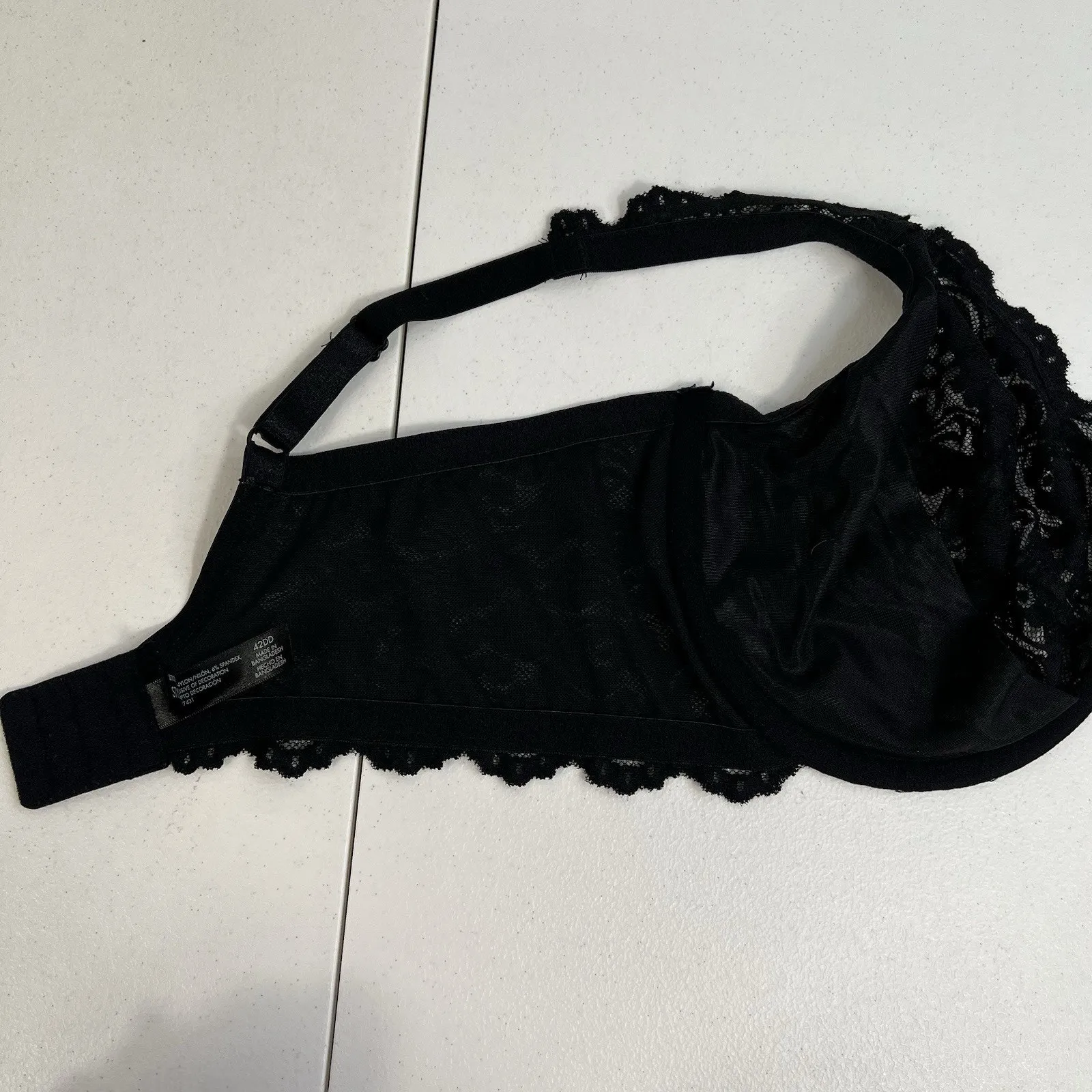 Smart And Sexy 42DD Bra Signature Lace Unlined Underwire In Black SA964 - Image 11