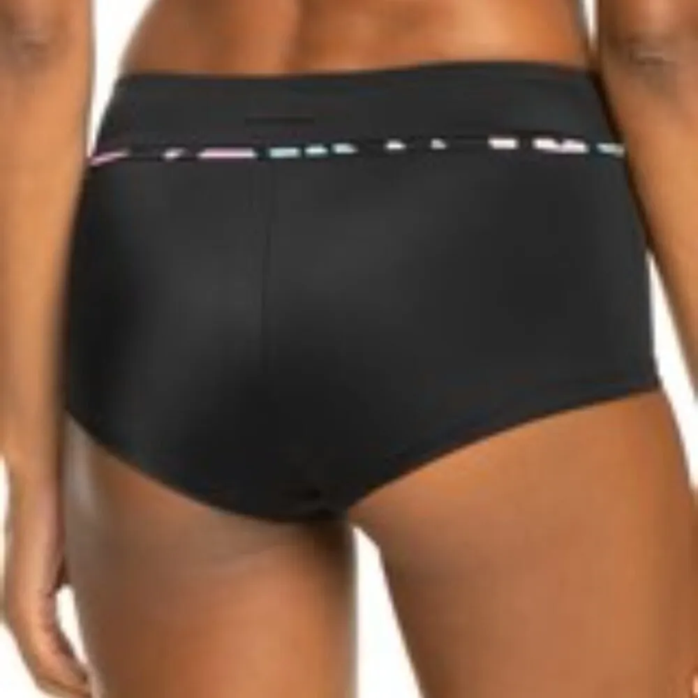 Roxy Active Shorty 2 Women's Black Bikini Bottom Short Size Medium SKU#C24176 - Image 3