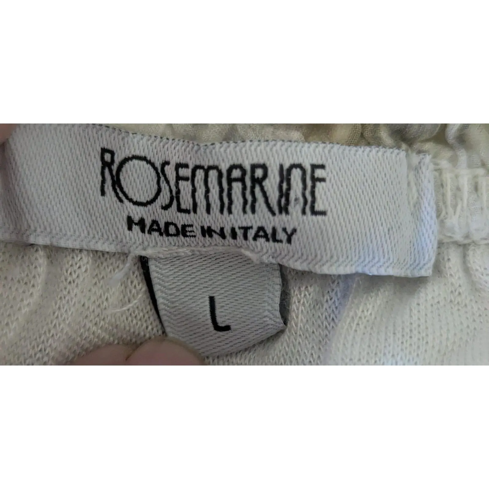 Rosemarine Made In Italy 100% Silk Floral Balloon Hem Blouse Top L Size L - Image 3