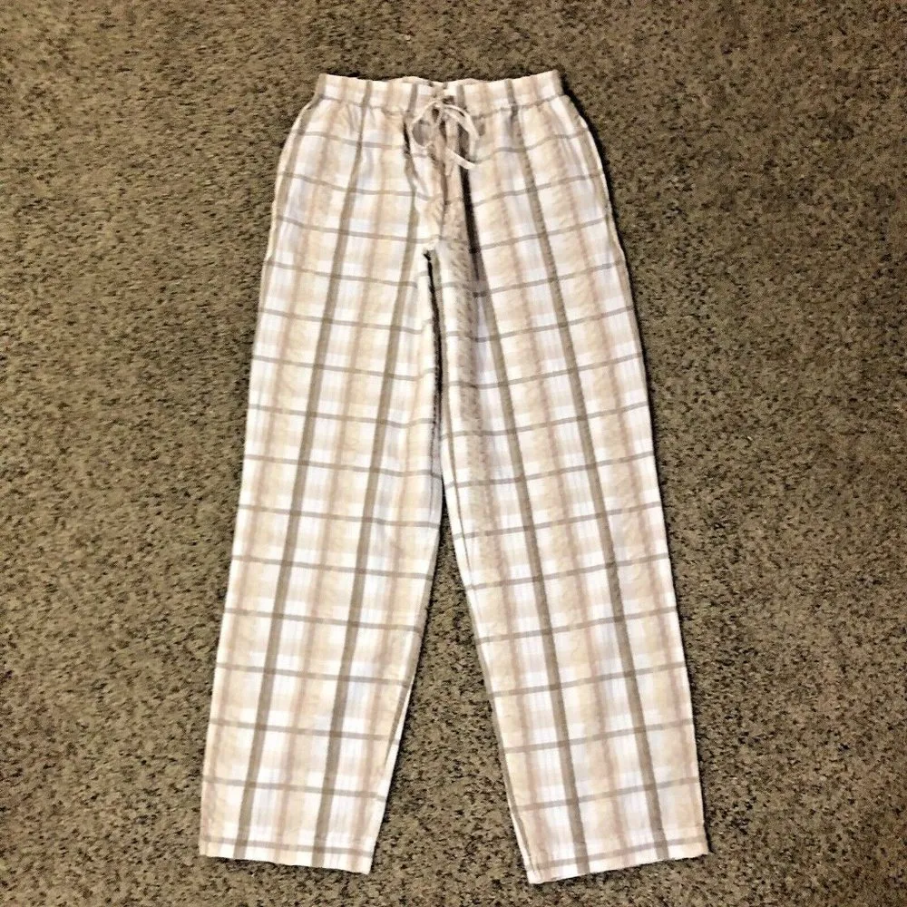Chadwicks Pants Womens S Used Brown Plaid - Image 3