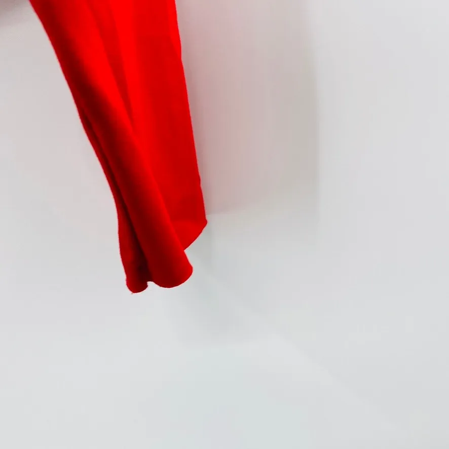 NEW Good American Low Down Bodysuit Red Black Net Accent Sz 5 US XXL Minimalist - Image 11