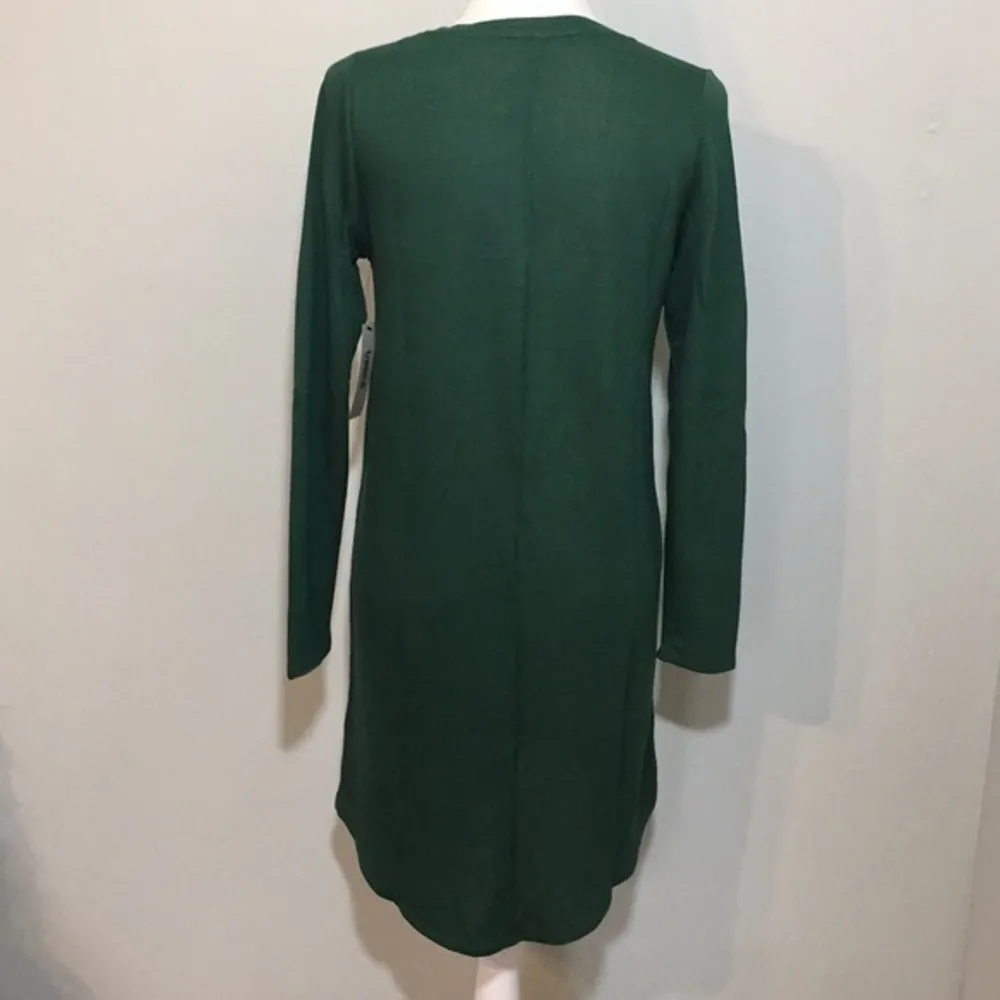 NWT Hunter Green T-Shirt Dress Long Sleeve New - Image 8