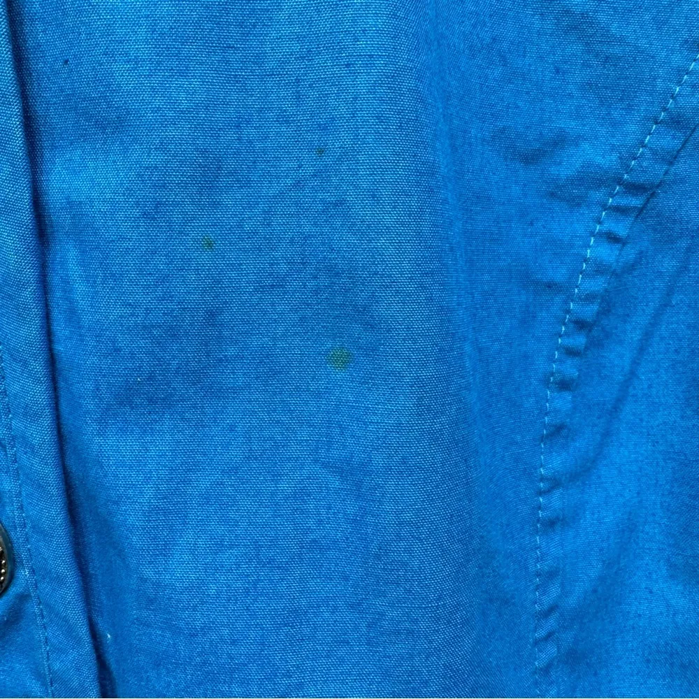 Chico’s Blue Ocean Coral Embroidered Appliqué Jacket Button Front Sea Life - Image 8