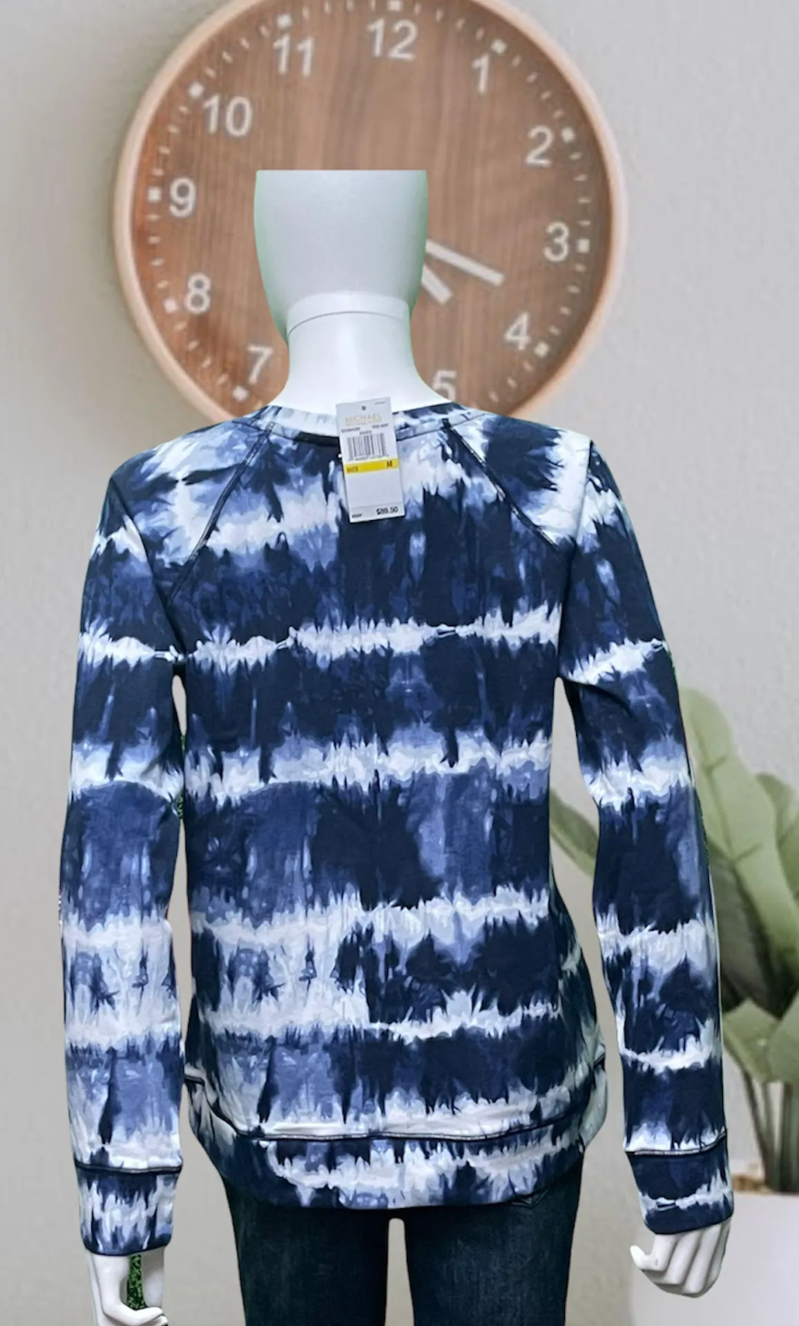 Tie Dye Navy Blue Pullover - Image 2