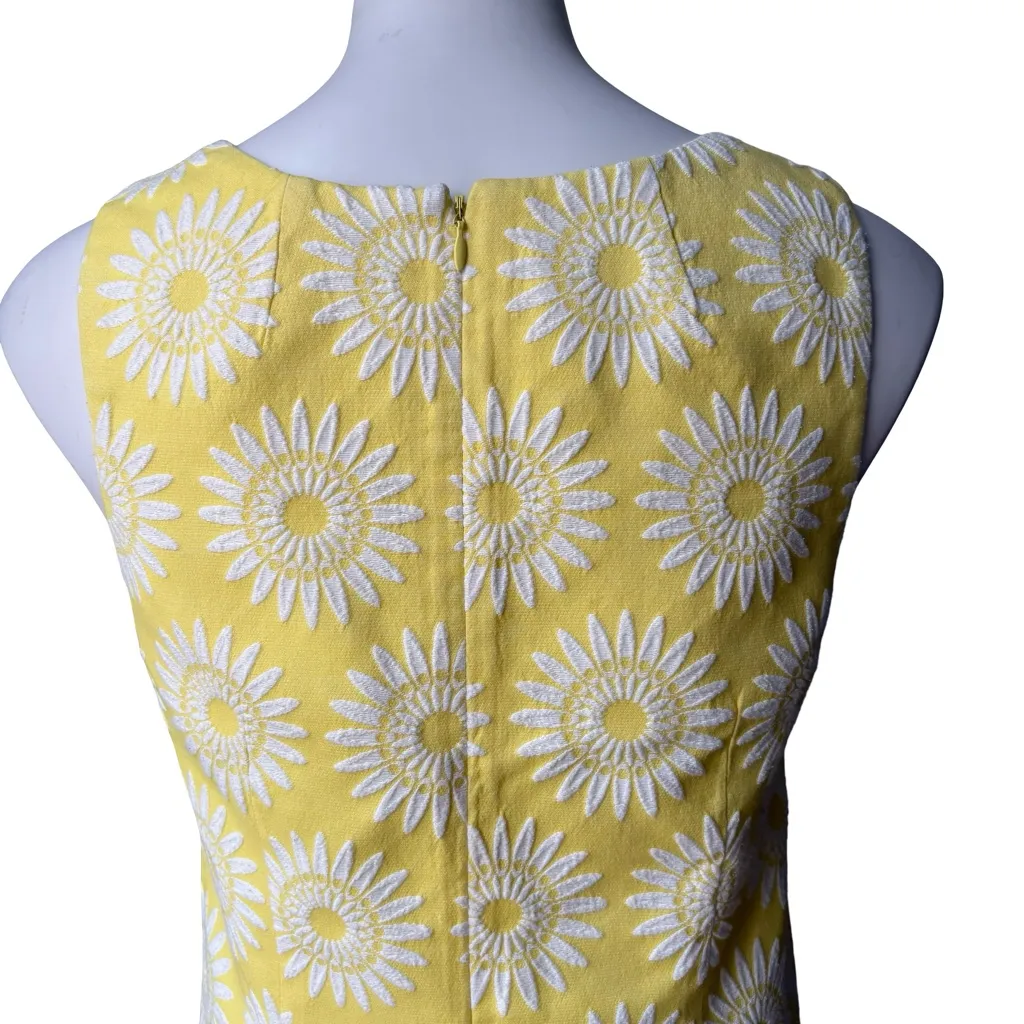 Tori Richard Sleeveless Embroidered Shift Dress, Sz 10 - Image 8