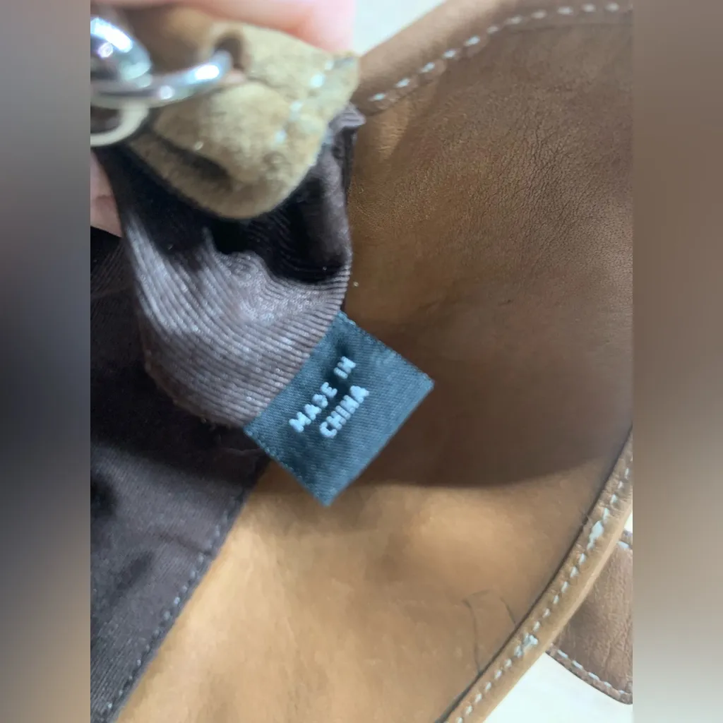 Coach Wristlet British Tan Suede Leather - Vintage 90’s Y2K - Full Inclusion - Image 8