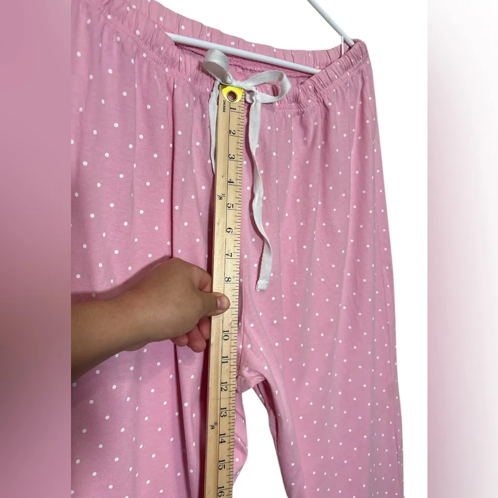 Pink polka dots Women's Sleepwear Set,Size XL,100% Cotton,Bangladesh - Image 6