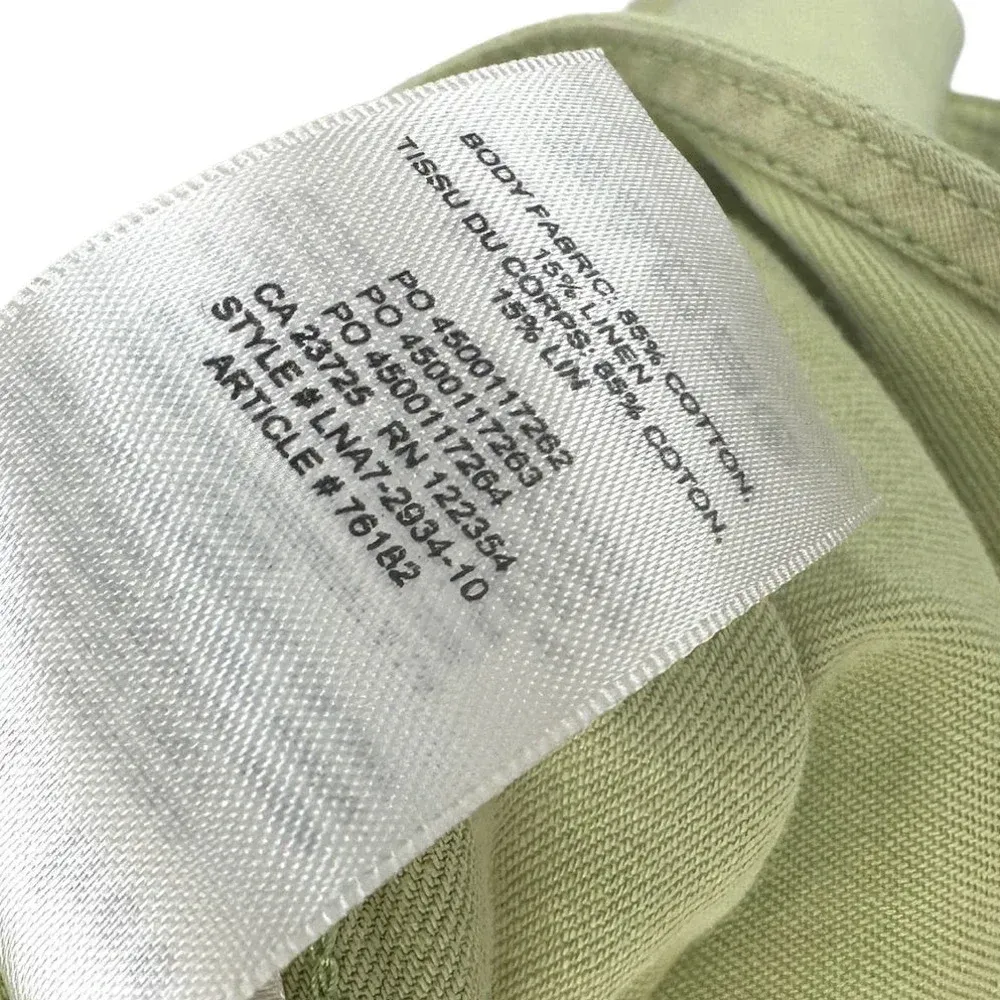 Aritzia Wilfred Free Nova Button Up‎ Top Shacket in Birch Green Size Medium - Image 12