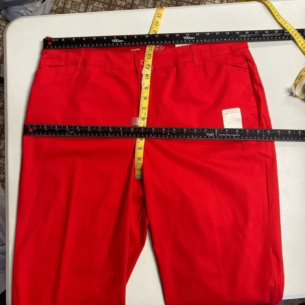 ST. JOHN’S BAY Secretly Slender Capri Mid Rise Size 18W‎  New With Tags - Image 10