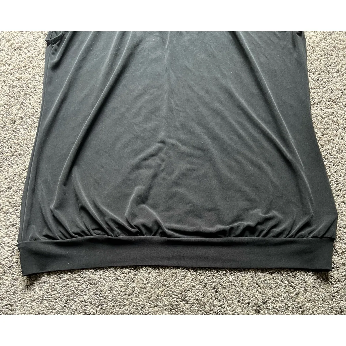 Worthington Stretch women's short sleeve black‎ blouse size medium - Image 3