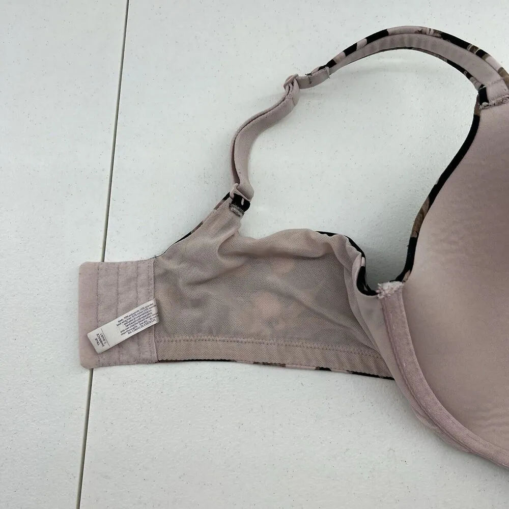 Cacique 44F Bra True Embrace T-Shirt Balconette Lightly Lined Floral Underwired - Image 11