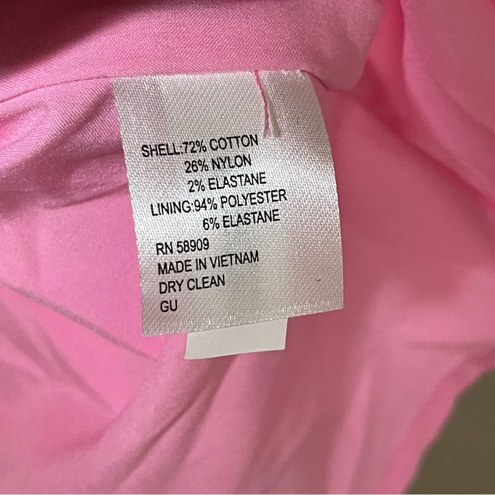 Antonio Melani x Kimberly Whitman Caroline Dress Pink Orange Midi Size 6 - Image 9