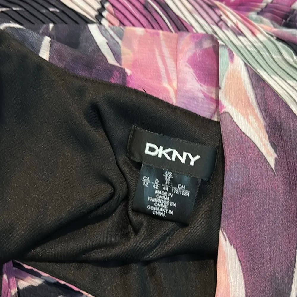 DKNY pleated floral dress - Image 5