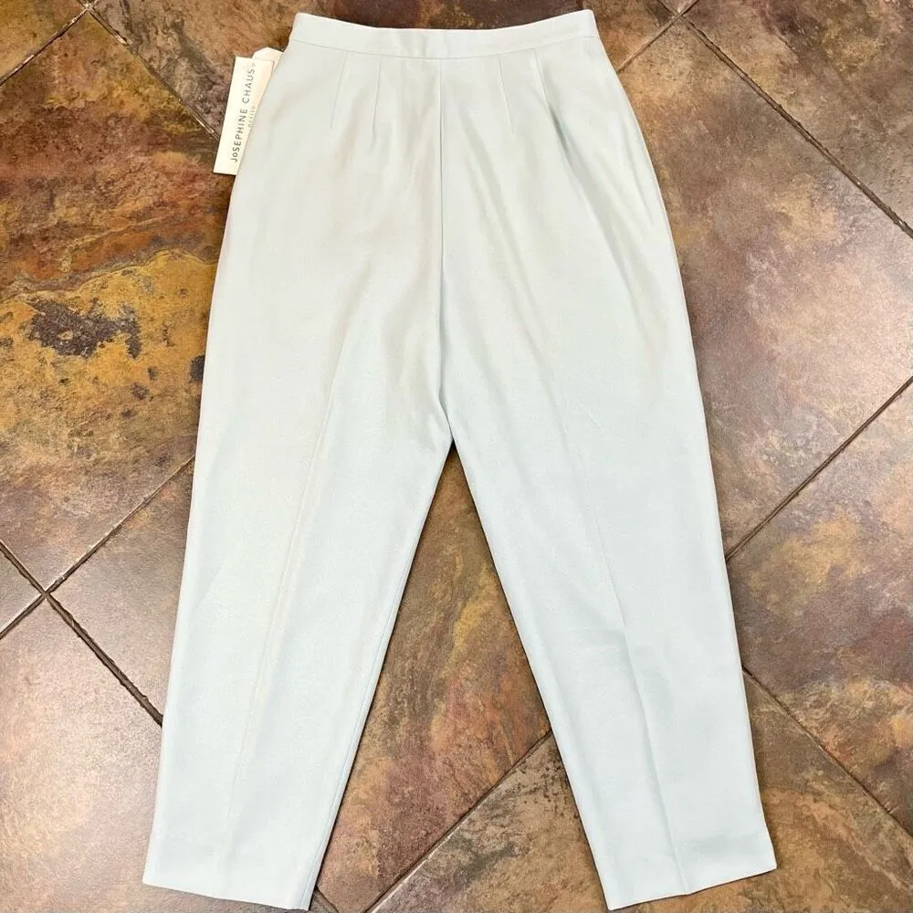 New! NWT Josephine Chaus Petite Crystal Blue Pleated Dress Pants 12 - Image 10