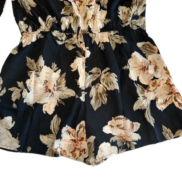 Lulus‎ Prairie Daydream Washed Floral Print Romper Sz Medium - Image 16