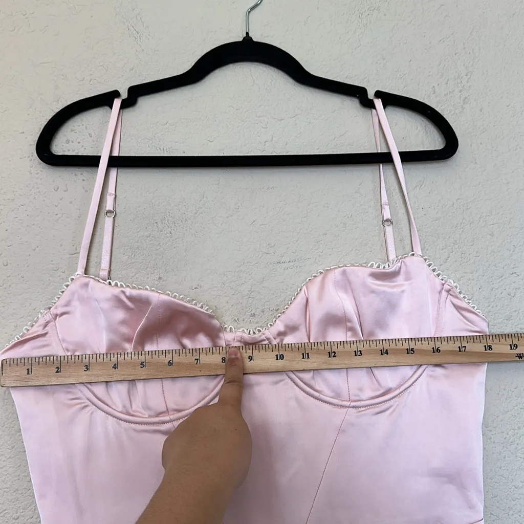 HOUSE OF CB 'Stefania'‎ Soft Peach Corset Maxi Dress NWOT Size XL - Image 9