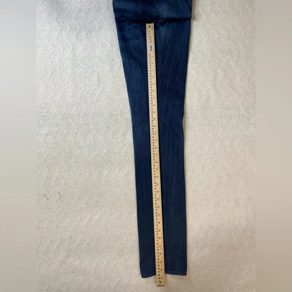 Rock & Republic Womens Size 28 Low Rise Straight Leg Blue Denim Jeans - Image 6