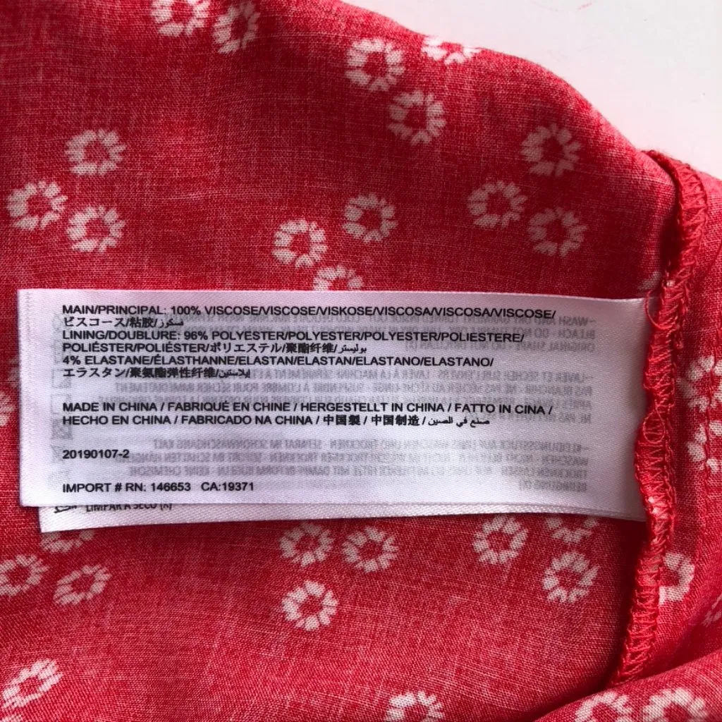 Finders Keepers Frida Floral Jumpsuit Red Sz XXS NWT - Image 9