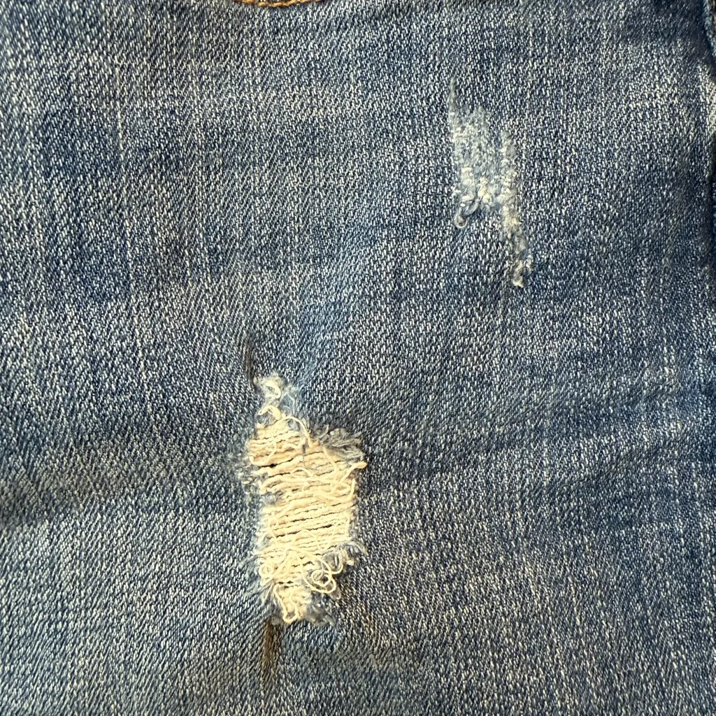 Pilcro and the Letterpress Slim Boyfriend Jeans Lightly Distressed Women Size 32 - Image 7