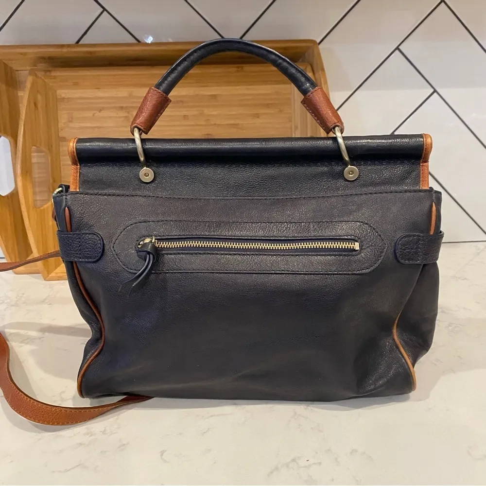 Anthropologie Schuller & Sons Philadelphia leather works Messenger bag classic - Image 3