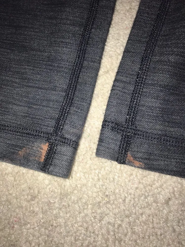 Lululemon Charcoal/grey Yoga Pants - Image 4