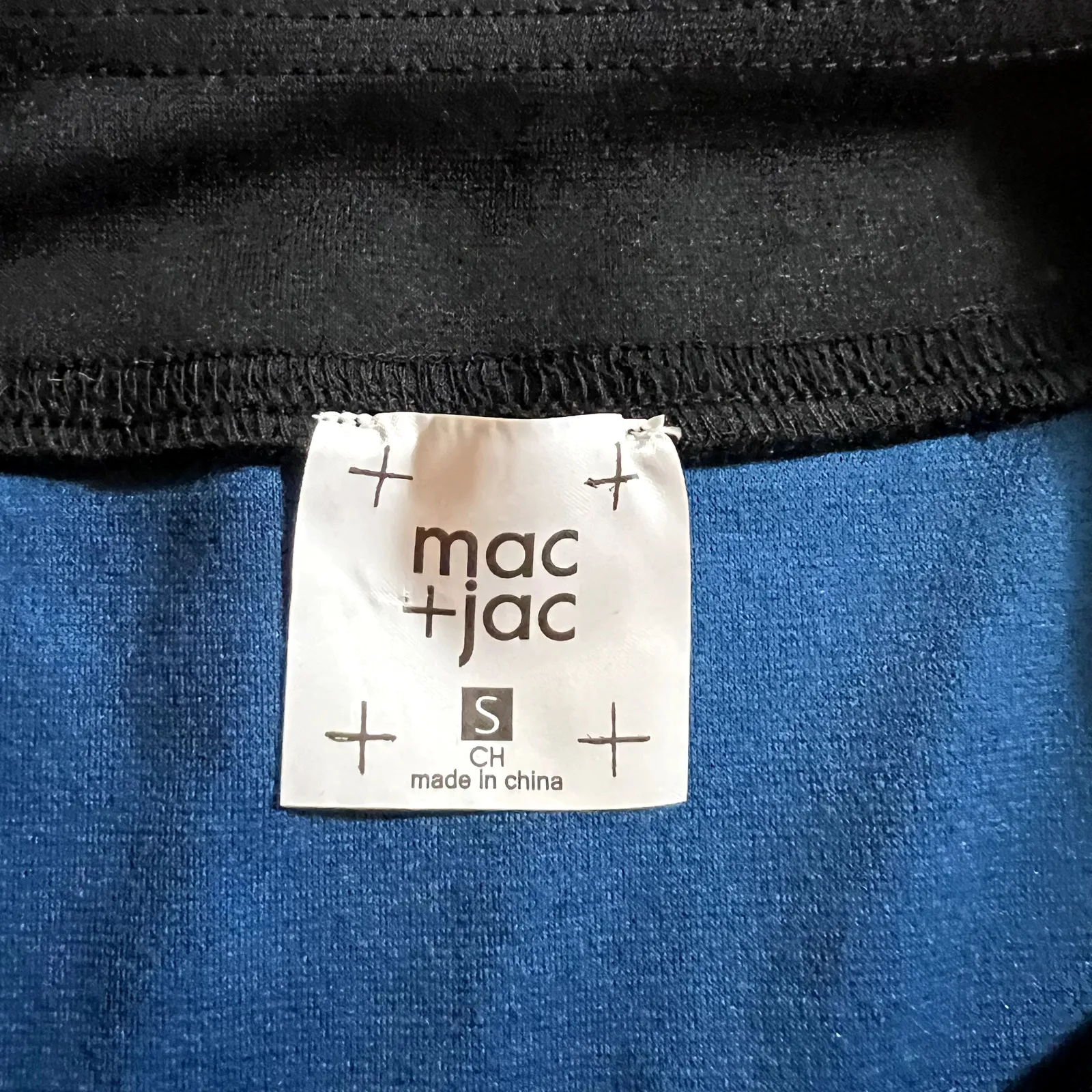 Mac + Jac Blue Color Block Mini Pencil Skirt - Image 6