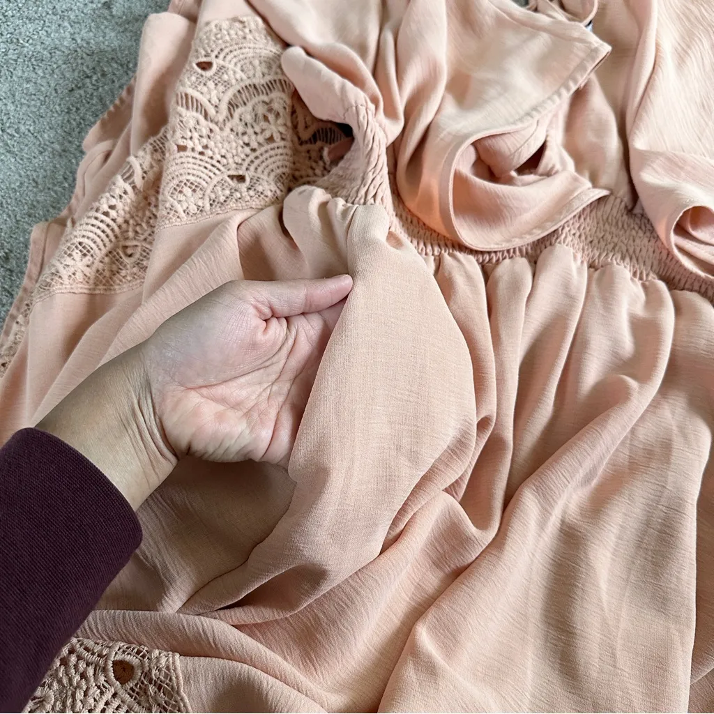 Baltic Born Women’s Vera Maxi Dress V-Neck Wedding Bridesmaid in Salmon XL - Image 12