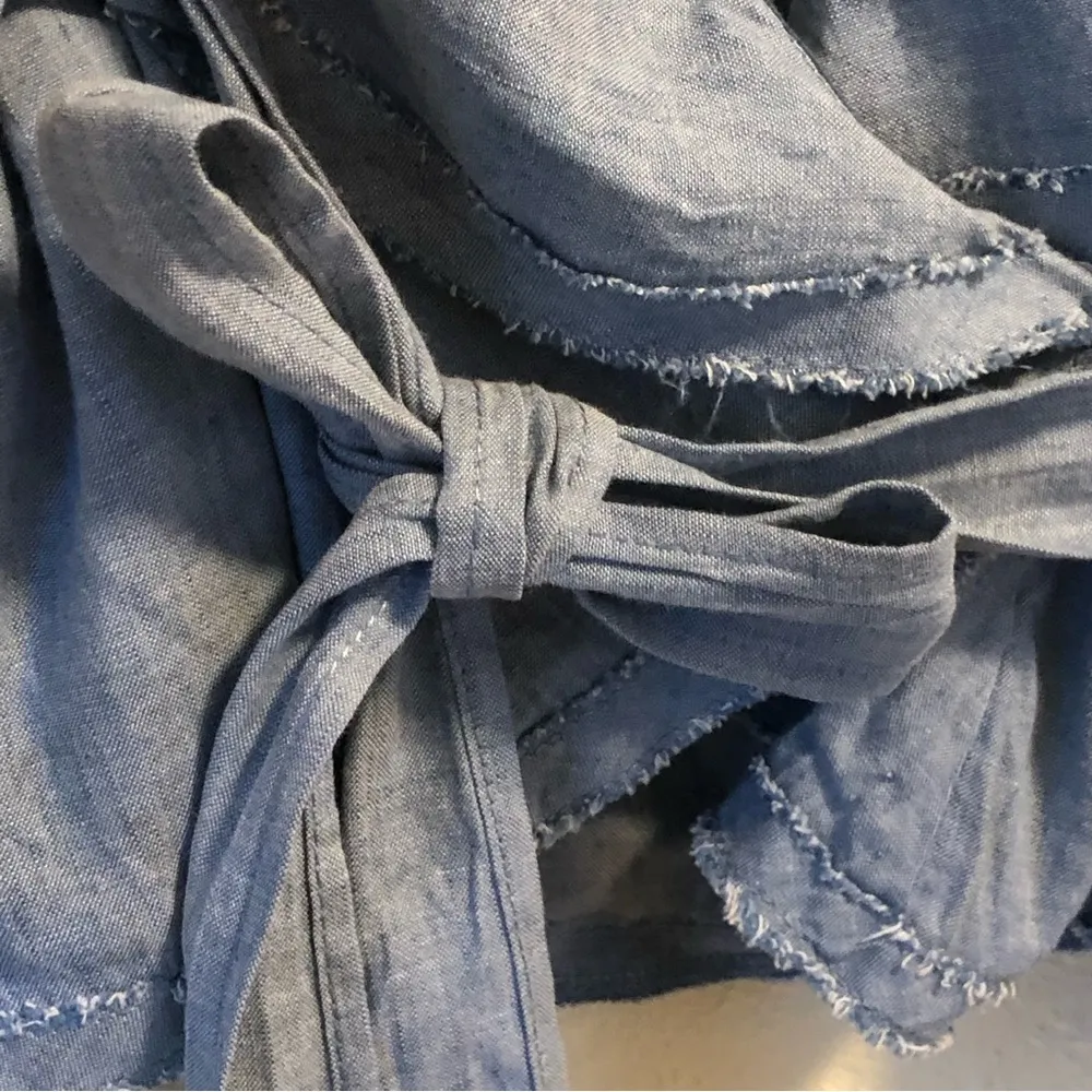 BCBGMAXAZRIA LINEN BLAZER STRETCH COTTON LINEN BLAZER S - Image 5