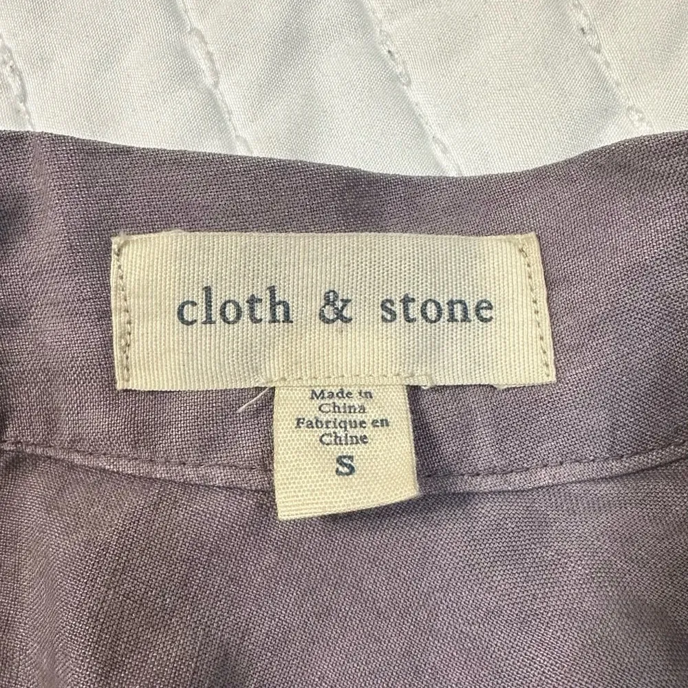 Anthropologie by Cloth and Stone Lilac Jumpsuit with Tapered Legs - Image 5