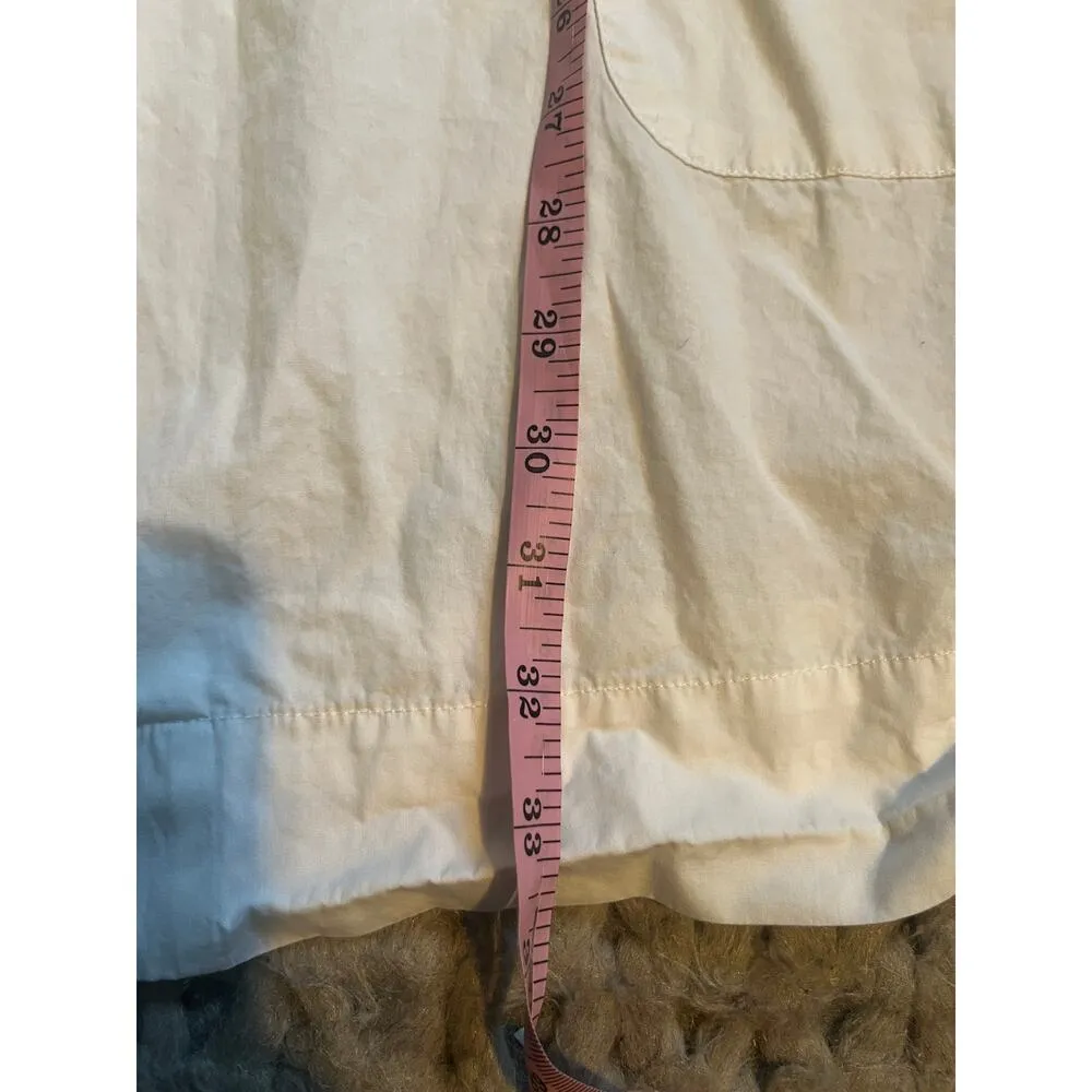 J.Crew robe white blue piping size small/medium - Image 4