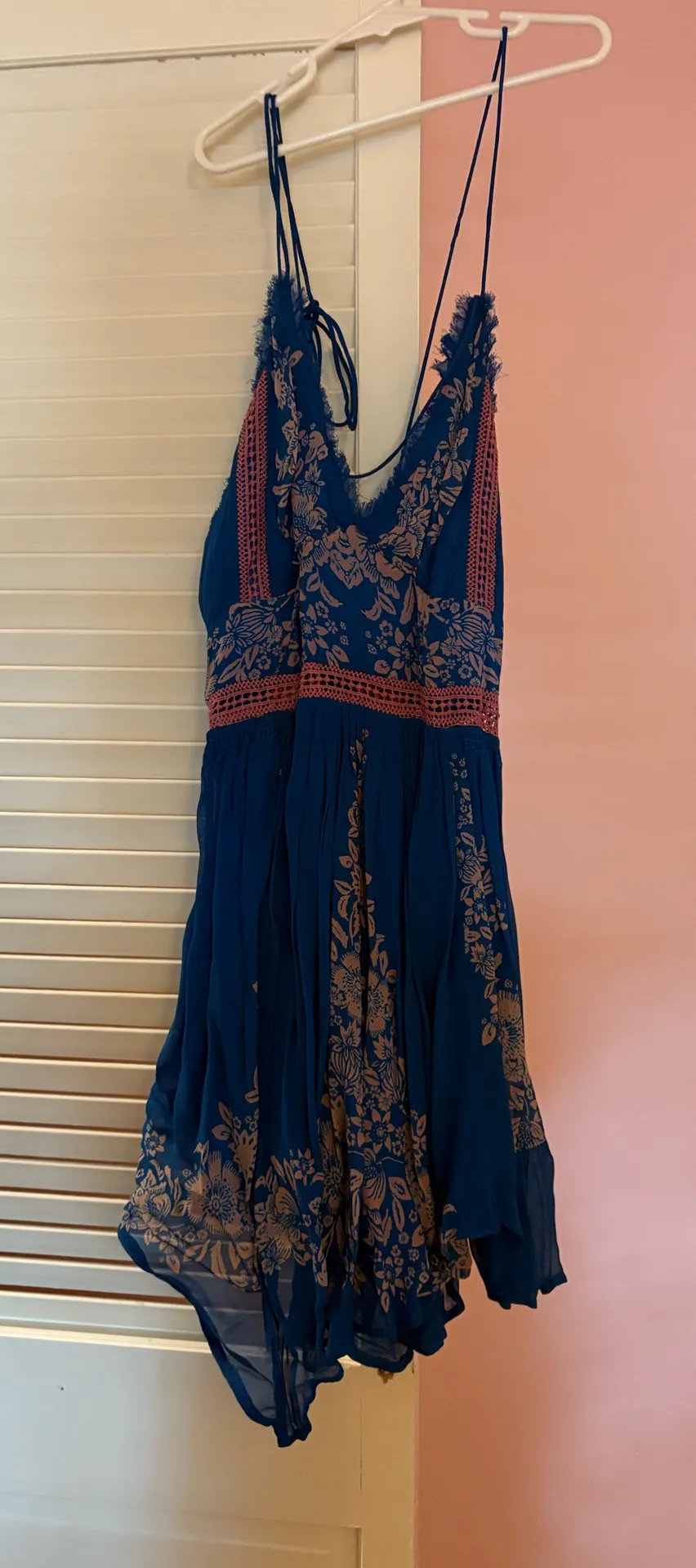 Free People Dress Mini Blue Size 2 - $40 (68% Off Retail) - From Grace