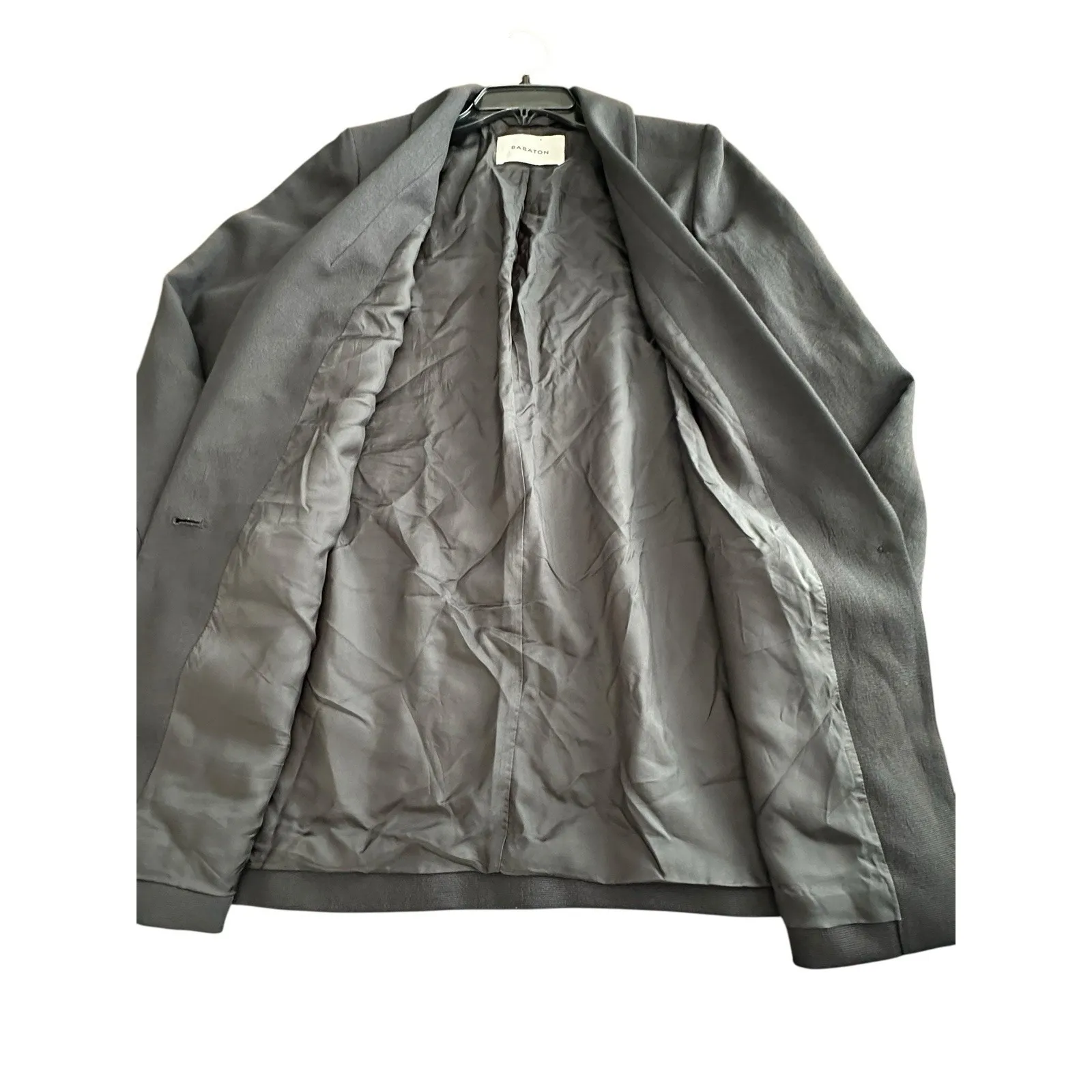 Aritzia‎ Babaton Blazer Size 10 Women's Black Button Front Pockets #M4-1 - Image 6