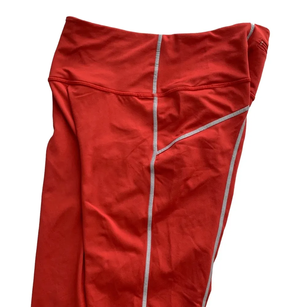 Free People Movement orange reflective running leggings - Image 7