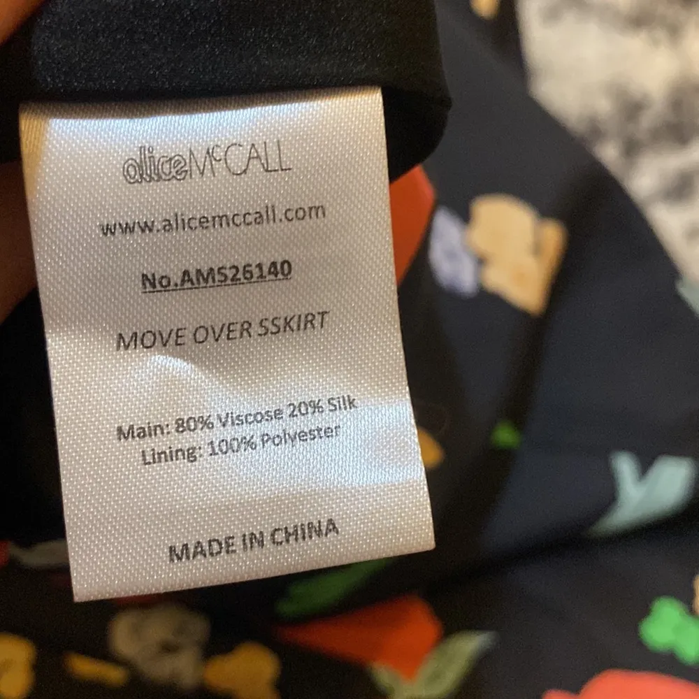 Alice McCall Womens Move Over Black Floral Print Hi-Low Maxi Skirt 6 NWT $370 - Image 6