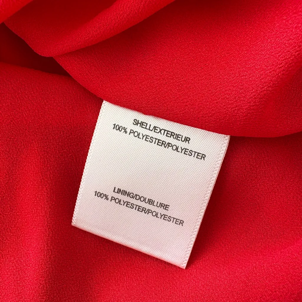 Badgley Mischka Red Floor Length Dress - Image 9