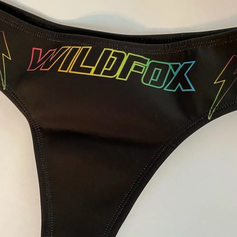 WILDFOX WF Bolts Hipster Boyshort Clean Bikini‎ Bottom - Image 4