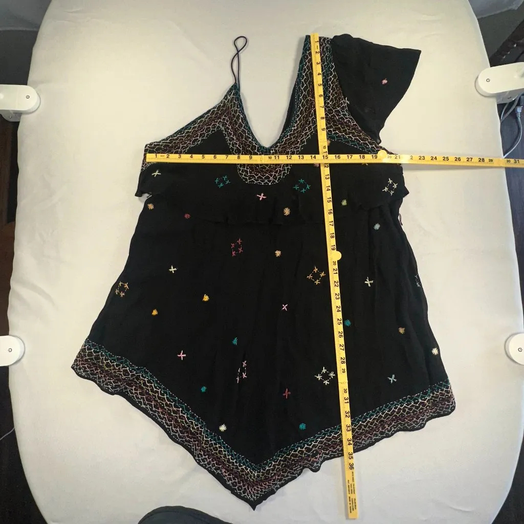 Free People - Lg These Eyes Together One Shoulder Embroidery Asymmetrical - Image 11