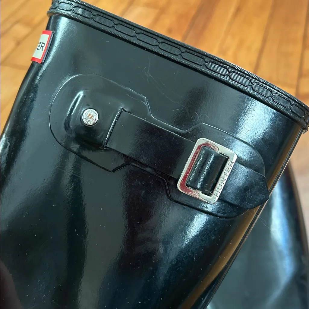 Hunter Original Tall Gloss Rain Boots - Image 7