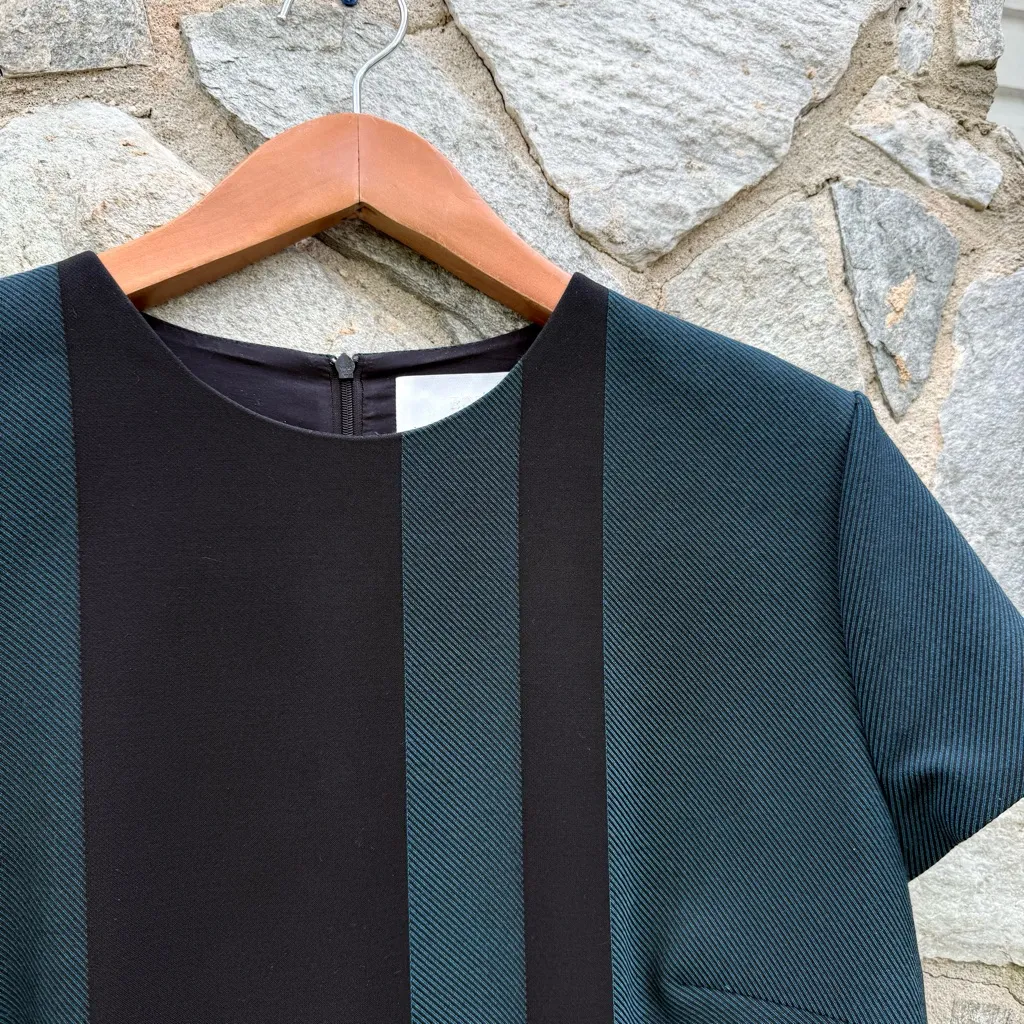 Hugo Boss Dermely Structured Stretch Knit Sheath Office Dress - Image 3