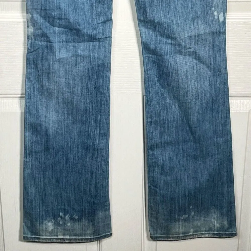 COH Citizens Of Humanity Sz 30 Boot Cut  Flare Jeans Distressed Bleached - Image 7