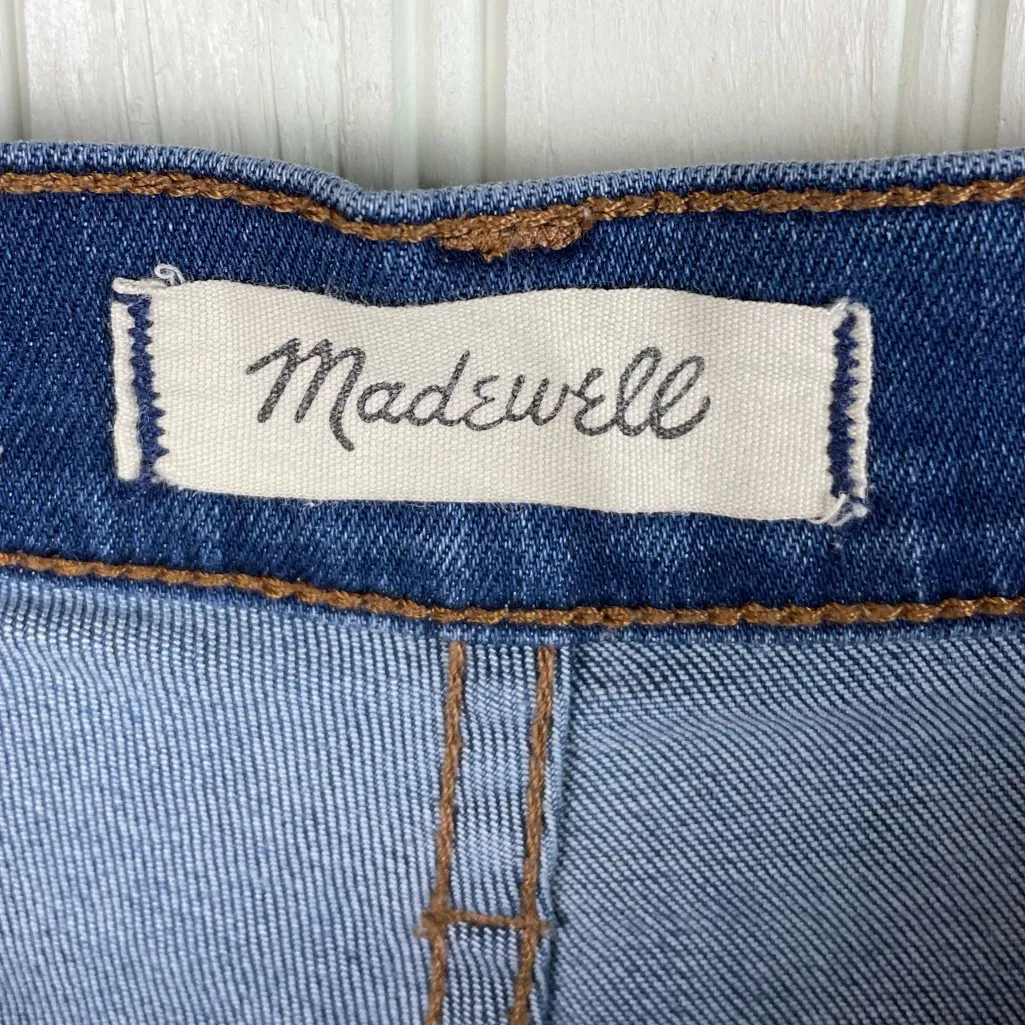 Madewell 10" High-Rise Skinny Crop Jeans Button Front K7520 Women's Size 27 - Image 5