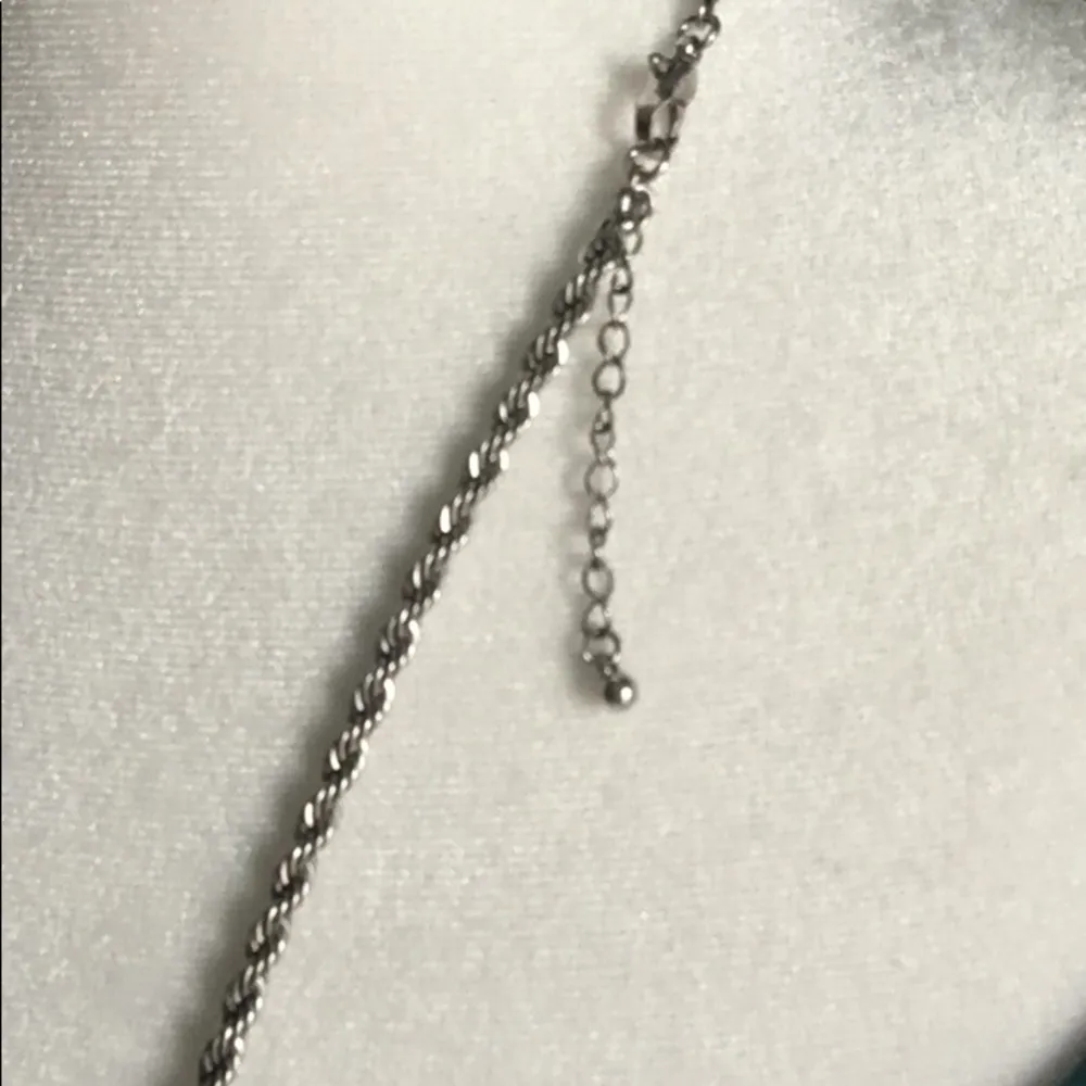 Southwestern Motif Turquoise Centerpiece Pendant Long Statement Necklace Blue - Image 4