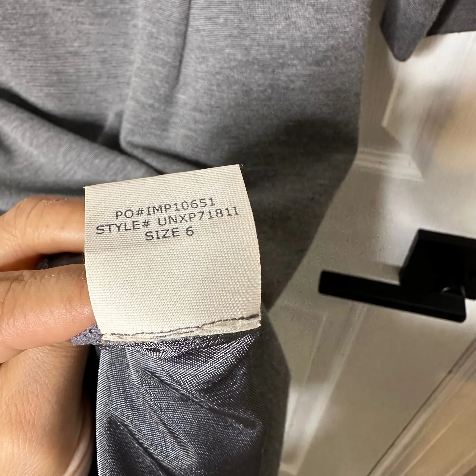 David Meister Gray Career‎ Dress 3/4 Sleeve Sheath Office Elegant - Image 5