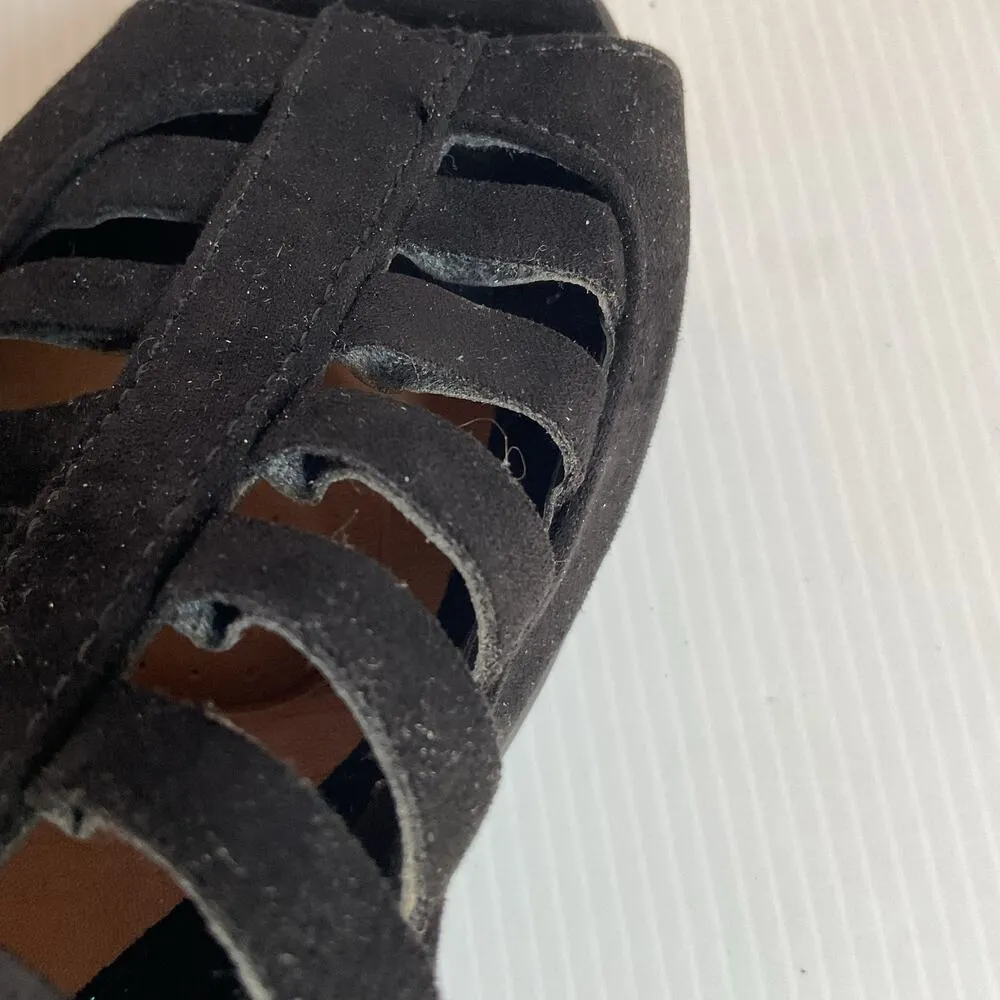 Cloudwalkers Villa Women’s Black Slingback Heeled Sandals Sz 8W Comfort Wide Fit - Image 9