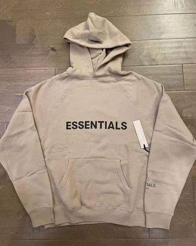 Fear of god Essentials Medium String/Tan Hoodie - Image 1