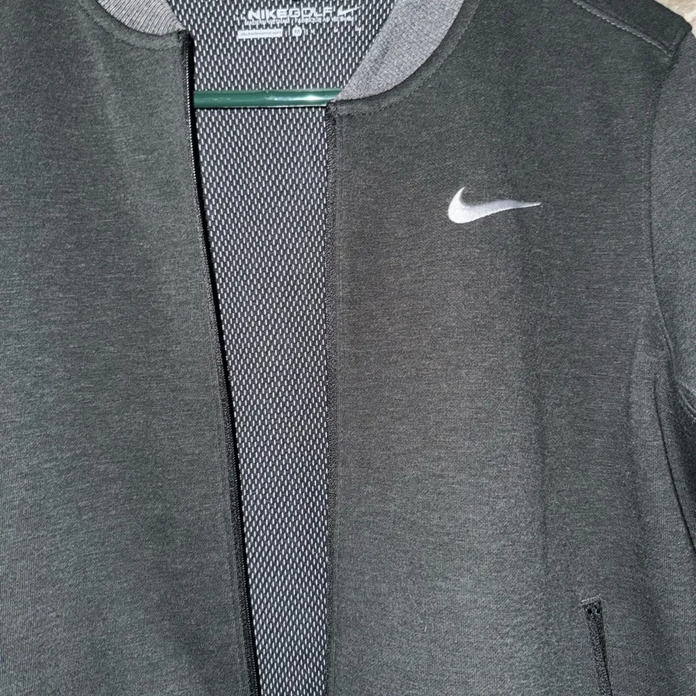 Nike Women's Golf Wool Bonded Bomber Jacket- size M- polyester Dark grey - Image 9