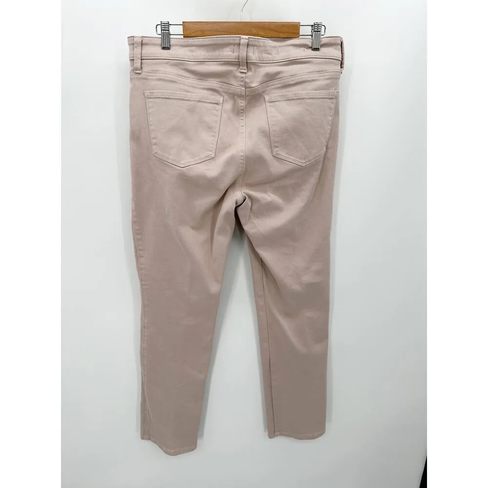 NYDJ Pants Women 14 Khaki Sheri Slim Lift-Tuck Technology Cotton Blend - Image 2