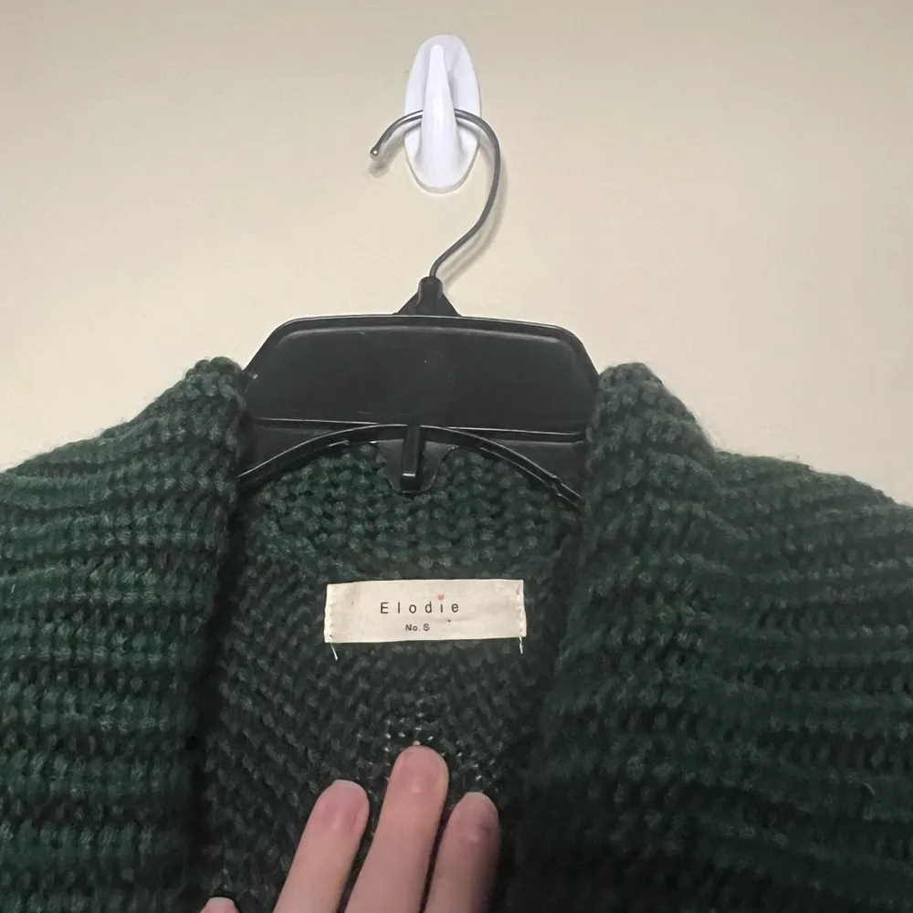 Elodie Aztec green cardigan - Image 4