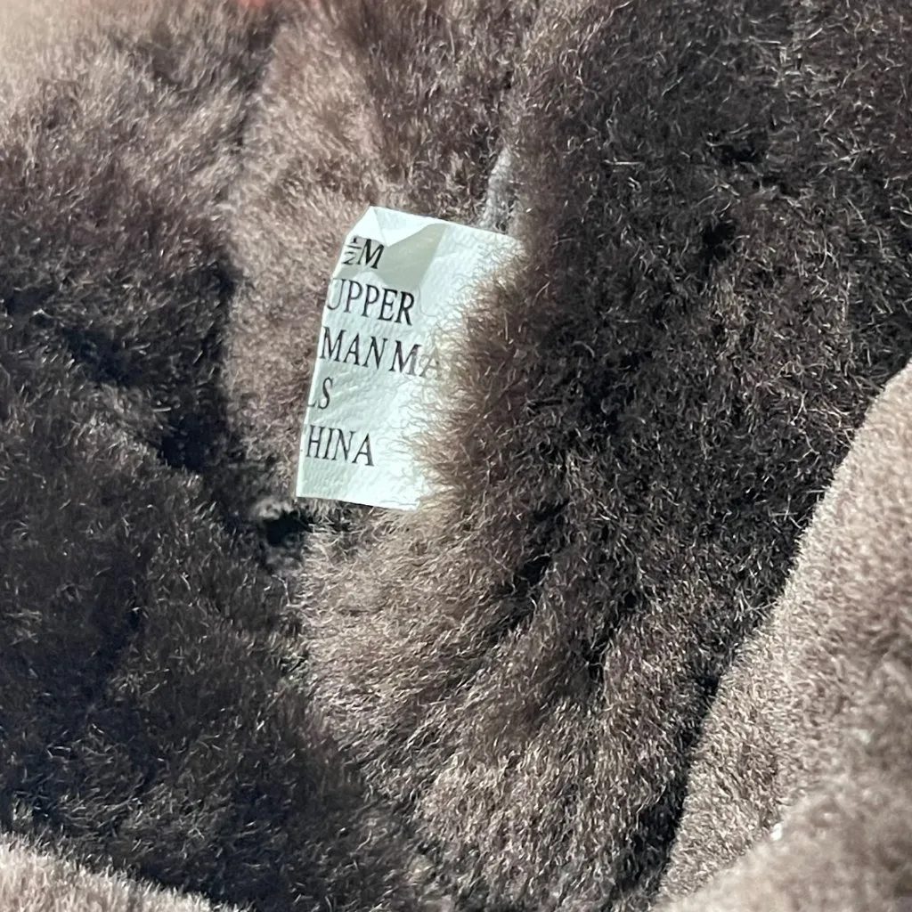 Kelsi Dagger Glenda Boots Women's Size 6.5M‎ Dark Brown Leather Fur Lined Tall - Image 13